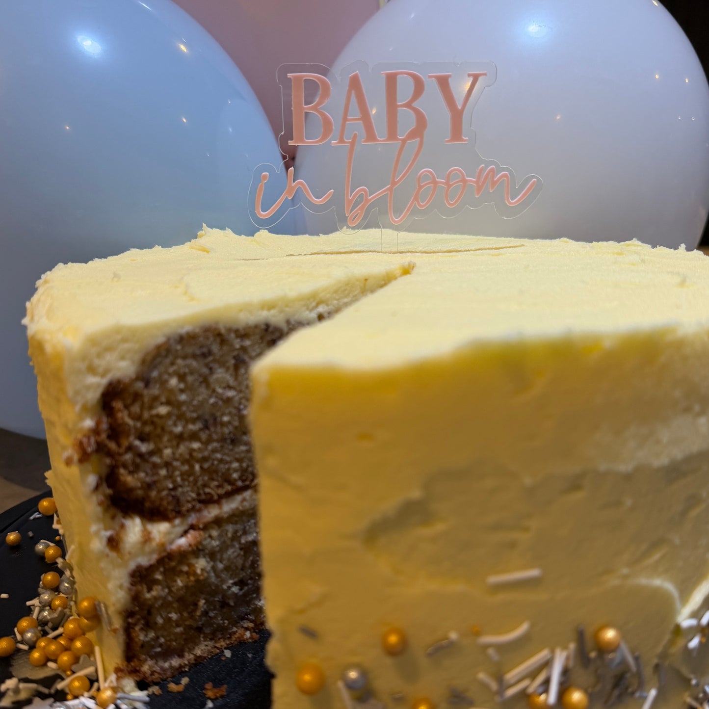 Cake Topper - Baby in bloom