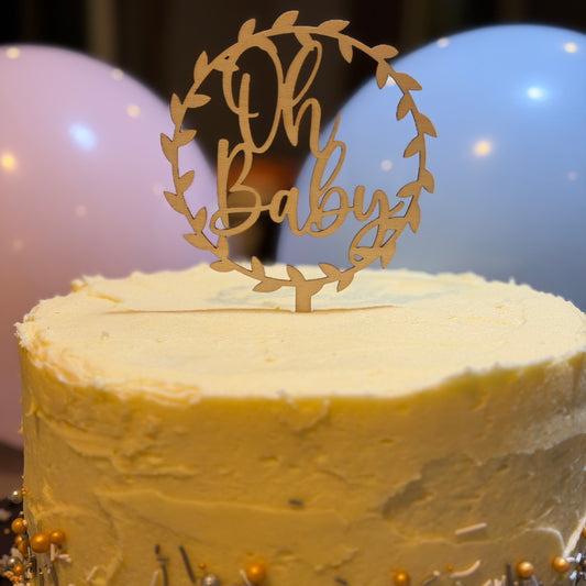 Cake Topper - Oh Baby