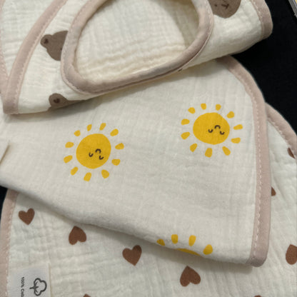 Bib + Burp Cloth Bundle