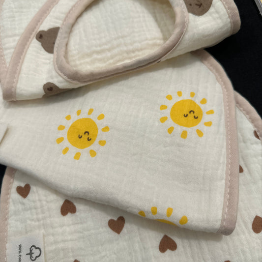 Bib + Burp Cloth Bundle
